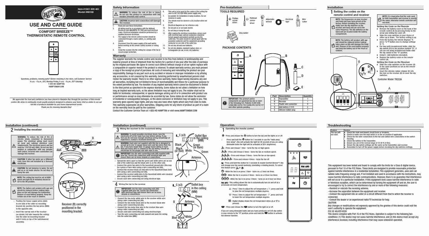 Hampton Bay Thermostatic Remote Control Manual-page_pdf